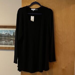 BNWT Calvin Klein Chic Black Long Sleeve 
thin and light weight sweater - IX